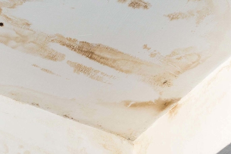 damaged ceiling
