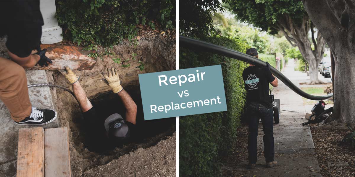 Sewer Line Repair vs. Sewer Line Replacement